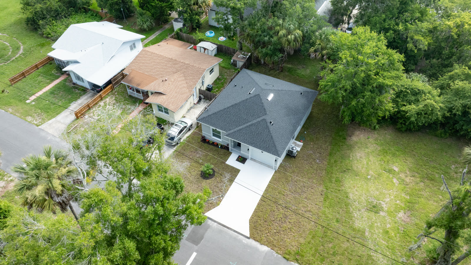 Aerial view of a MarBow home in Daytona Beach